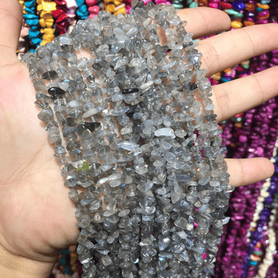 1 String Crystal Gravel Natural Stone Casual Shape Jewelry Beads(Bead Size:3-5mm/5-8mm) h5 