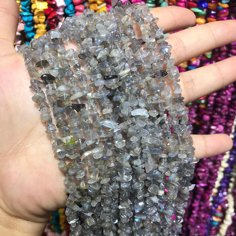 1 String Crystal Gravel Natural Stone Casual Shape Jewelry Beads(Bead Size:3-5mm/5-8mm) 