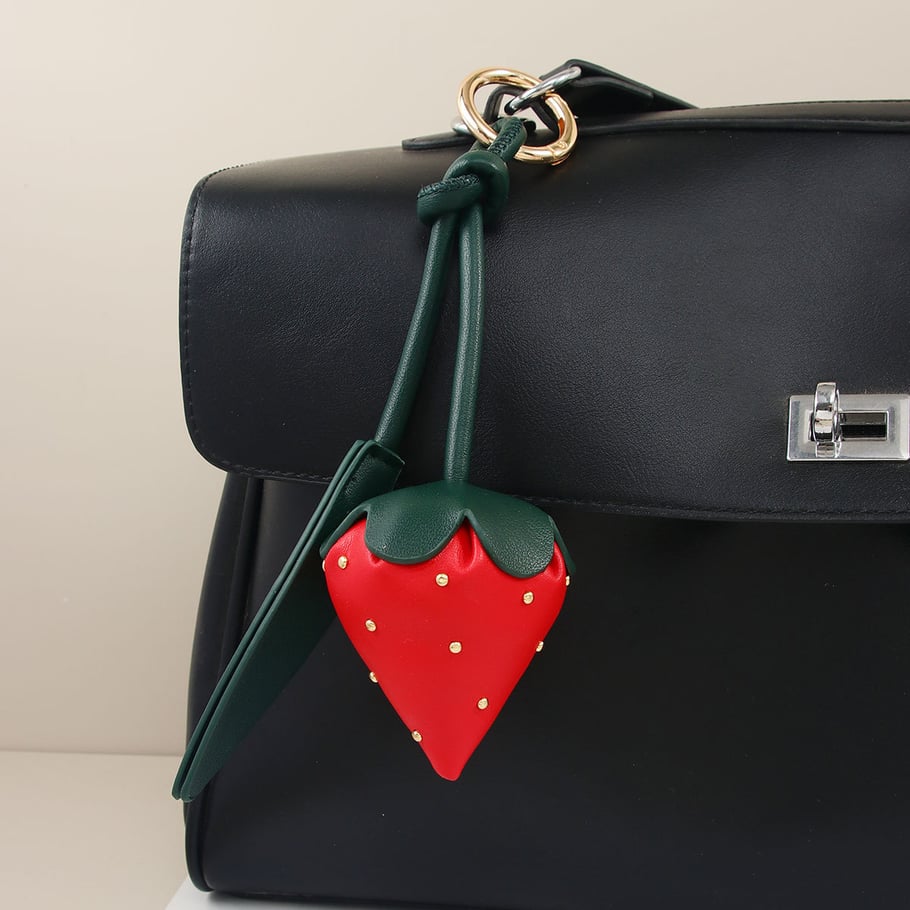 Simple Series Sweet Flower PU Women's Bag Charms 