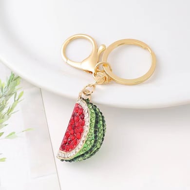 1 Piece Watermelon Alloy Keychain h5 Picture3