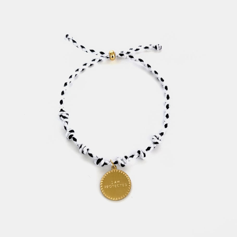 1 Piece Stainless Steel Gold Color Charm Bracelet 
