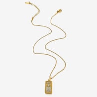 Collana con etichetta solare Immagine2