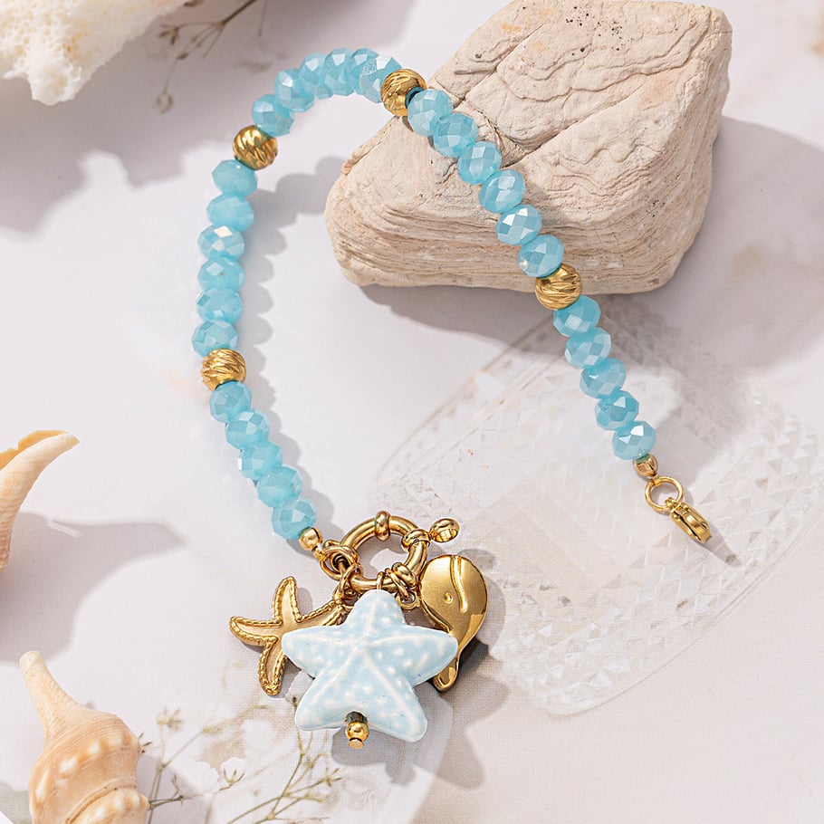 1 Piece Natural Stone Beaded Bracelets h5Picture4