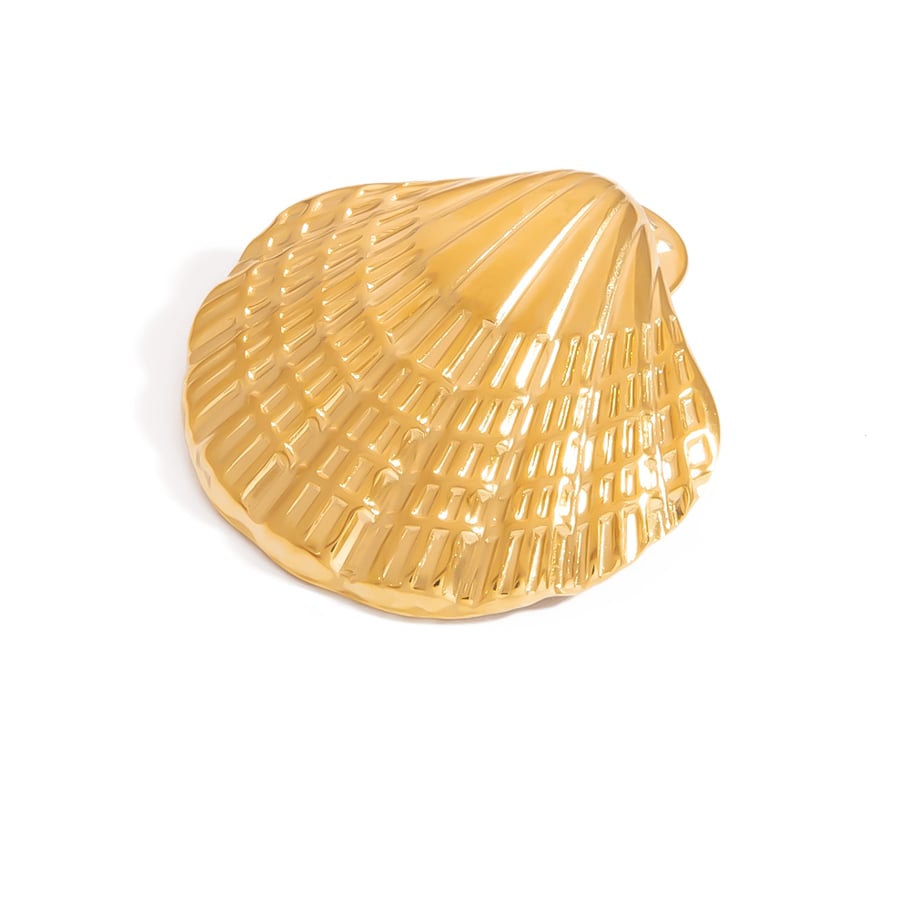 1 Piece Stainless Steel Gold Color Brooch 
