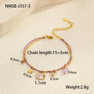 NMSB-J357-3 mor bileklik Resim3