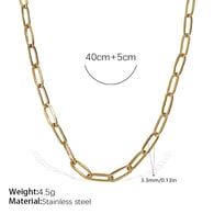 XL577G3.3MM paper clip chain Picture3