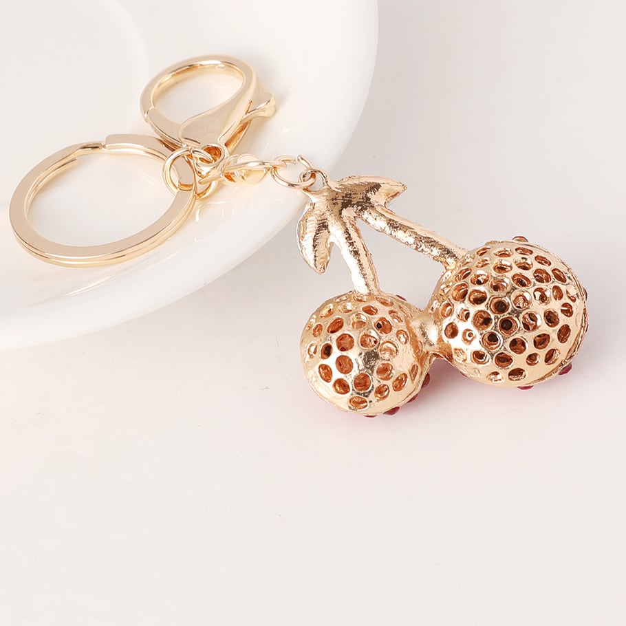 1 Piece Cherry Alloy Keychain Picture5