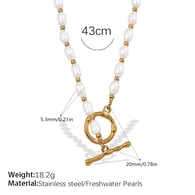 XL536WEG freshwater pearl necklace Picture7