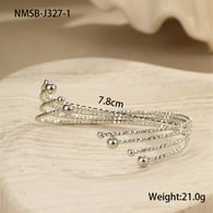 Bracciale in acciaio NMSB-J327-1 Immagine2