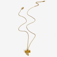 Collana con fiocco in oro Immagine2