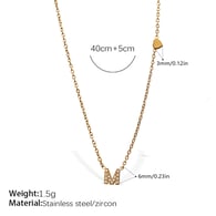 XL543WEGM harf kolye Resim15