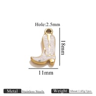 Goldschuhe Doppelseitige Öltropfen-Weiß Bild17