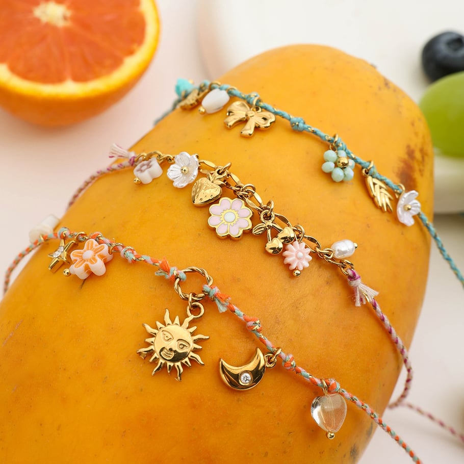 1 Piece Vacation Flower String Pendant Necklaces Picture6
