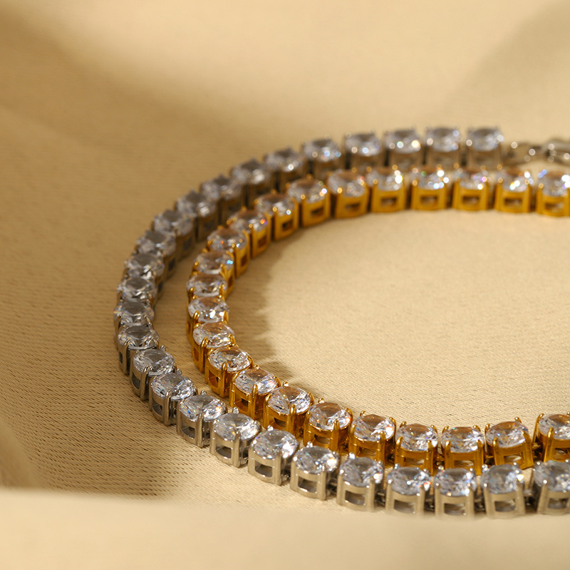 1 Piece Luxurious Stainless Steel Chain Bracelet Picture2