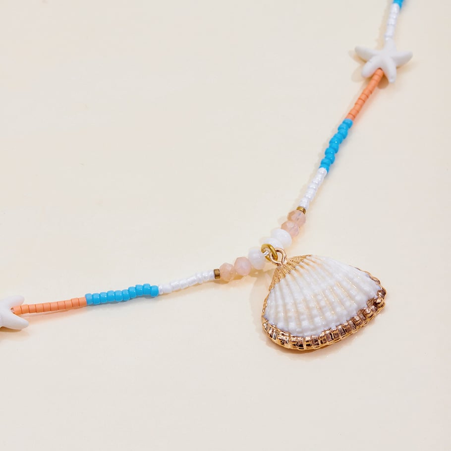 1 Piece Vacation Shell Stainless Steel Women's Pendant Necklaces Picture8