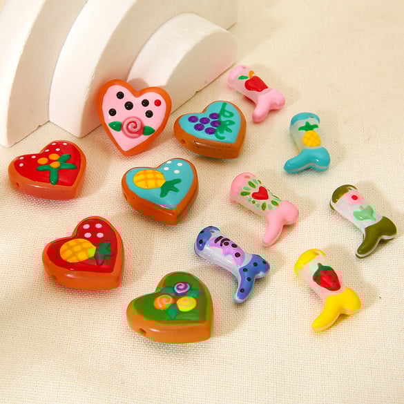 DIY Romantic Series DIY Heart Glass Pendants 2