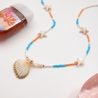 1 Piece Vacation Shell Stainless Steel Women's Pendant Necklaces h5 Picture6