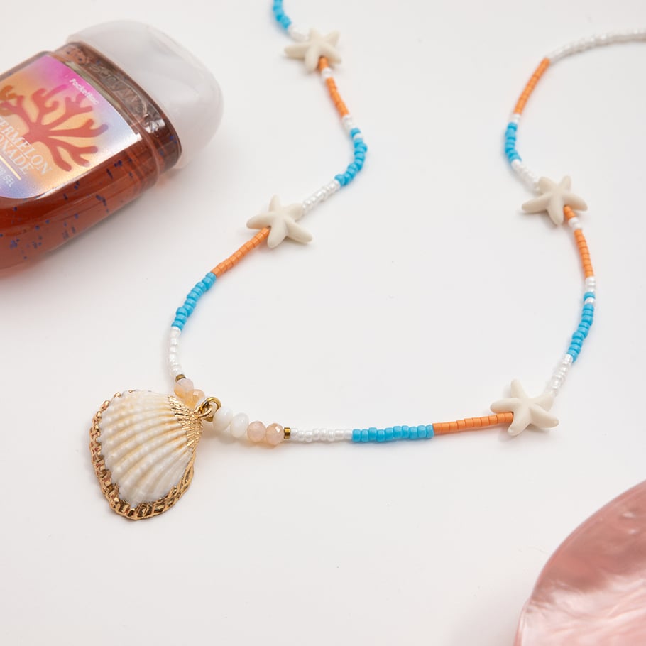 1 Piece Vacation Shell Stainless Steel Women's Pendant Necklaces Picture6