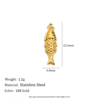 Pendentif Saumon - Or Image14