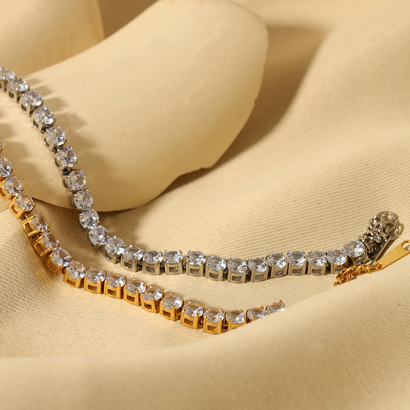1 Piece Luxurious Stainless Steel Chain Bracelet Picture3