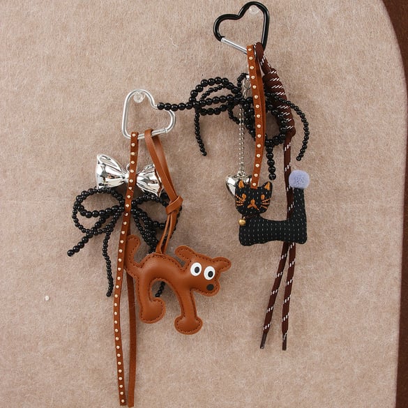 1 Pair Daily Animal PU Women's Bag Charms 2