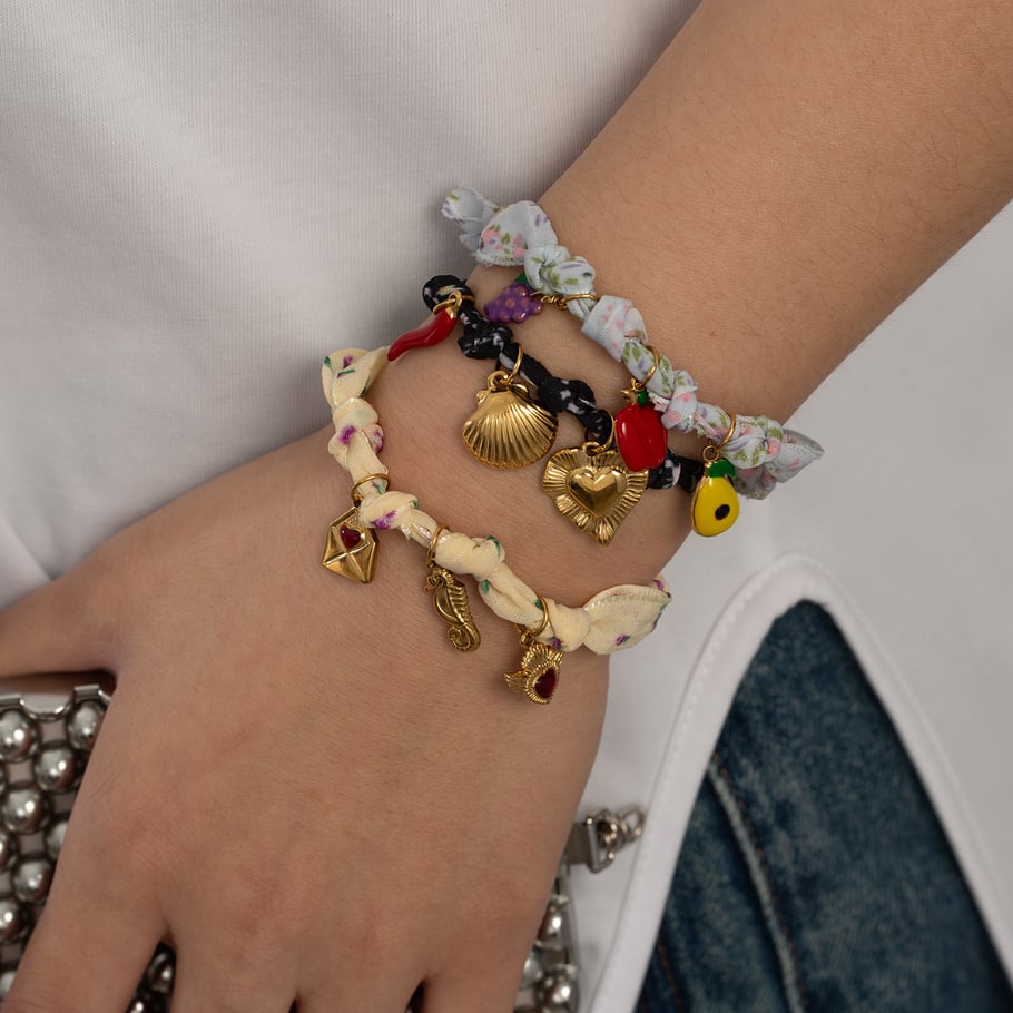 1 Stück Ethnische Serie Elegante Blume Edelstahl Damen Charm Armbänder Bild5