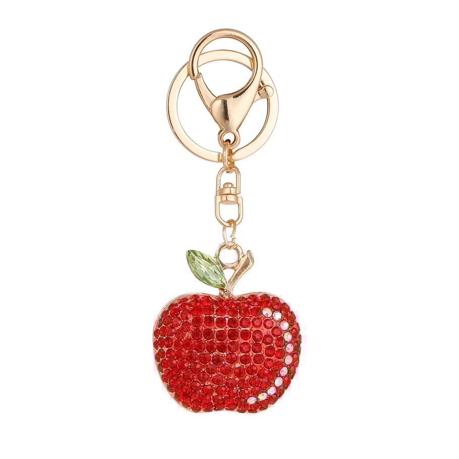 1 Piece Apple Alloy Keychain 