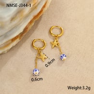 NMSE-J344-1 Pendientes de estrella de mar pequeña Imagen5