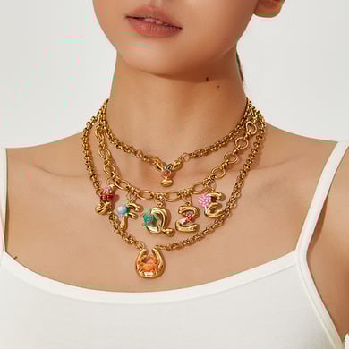 1 Piece Romantic Series Vacation Turtle Stainless Steel Women's Pendant Necklaces h5 Picture2