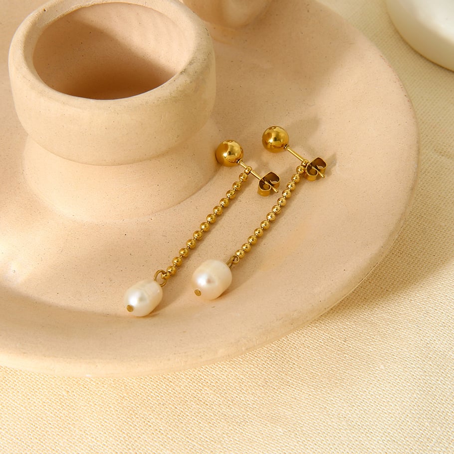 Elegant Turtle Stainless Steel Gold Color Women's Stud Earrings h5Picture3