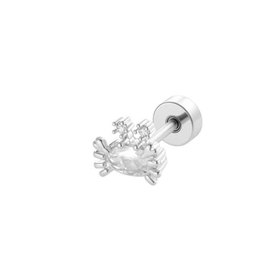 1 Piece Oceanic Copper Gold Color Zircon Piercings Earrings h5 