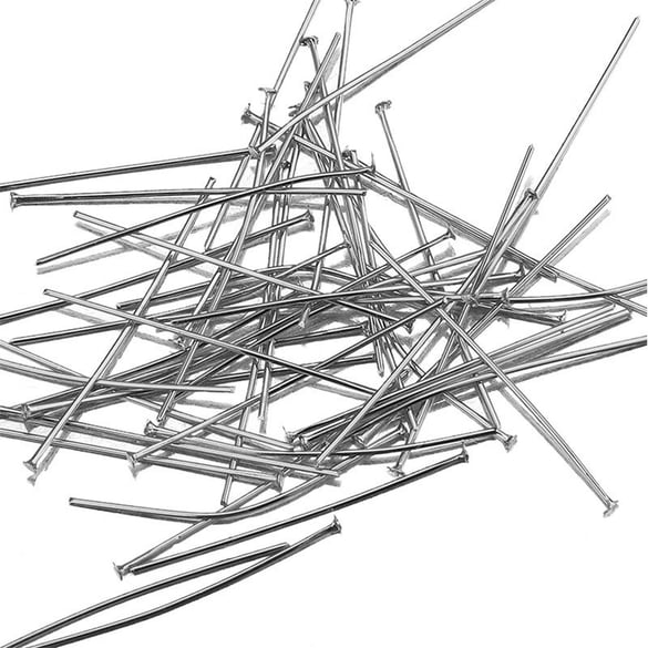 1 Piece DIY Needle Solid Color Stainless Steel Jewelry Charms 2