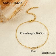 NMSB-H442-1 Kare Elmas Bileklik Resim4
