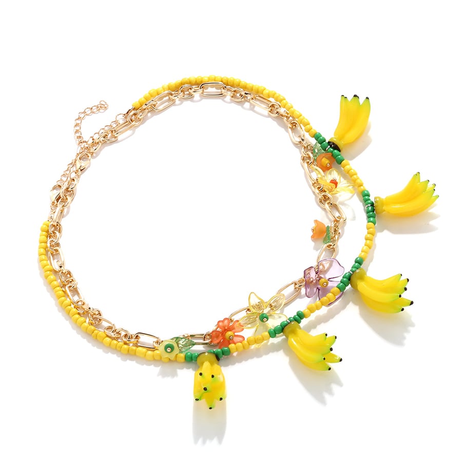 1 pezzo di collana a strati di frutta dolce Immagine2