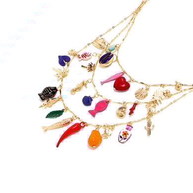 1 Set Oceanic Alloy Layered Necklace h5 Picture3