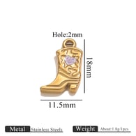Goldschuhe Doppelseitig Öltropfen Herz-Lila Bild40