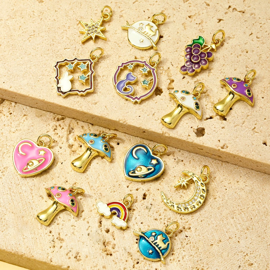 1 Piece Simple Series Cat Stainless Steel Gold Color Women's Pendants h5Picture4