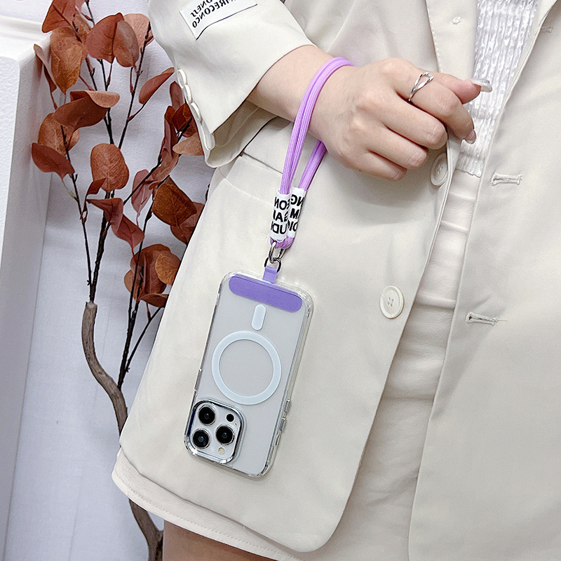 1 Piece Daily Solid Color Nylon Phone Clip h5Picture5