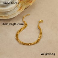 NMSB-K323-1 Gold Bracelet 