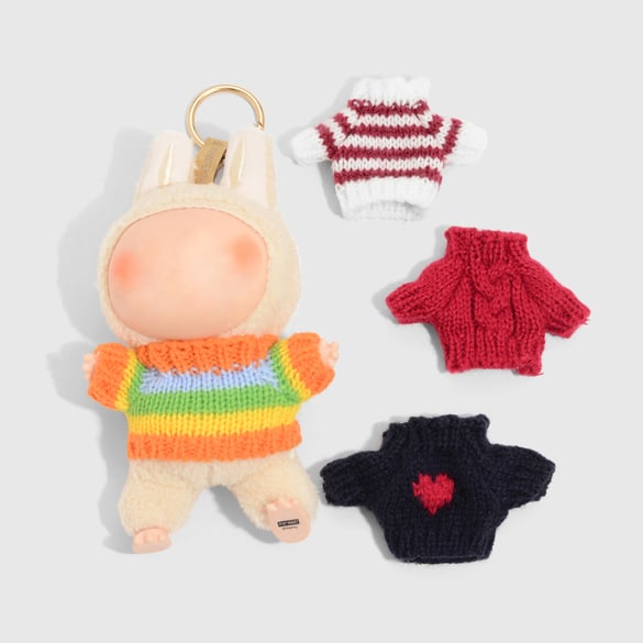 1 Piece Cute Stripe Doll Sweater Clothes 2