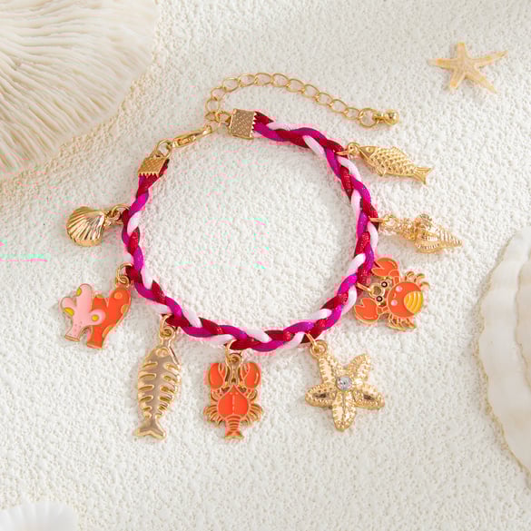 1 Piece Oceanic Alloy Charm Bracelets 2