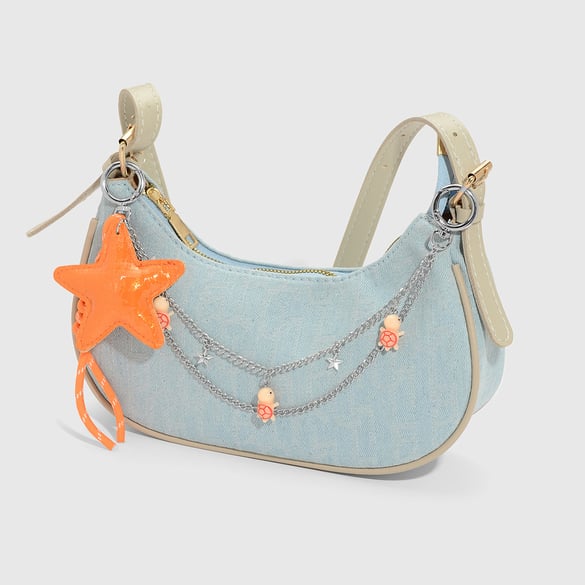 1 breloque de sac en cuir en forme d&#39;étoile à cinq branches 2