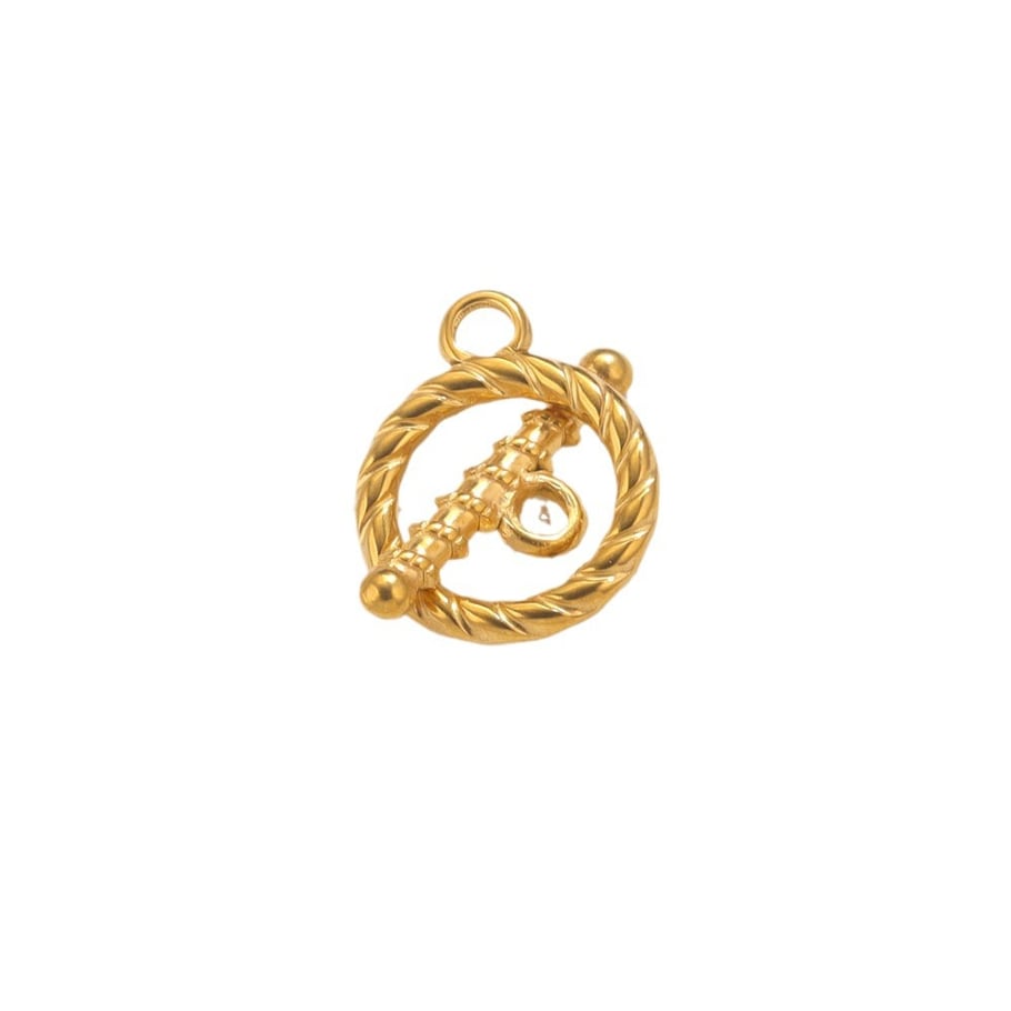 1 stuk creatieve DIY OT-clip roestvrij staal goudkleurige sieraden sluitingen Afbeelding6