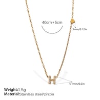 XL543WEGH harf kolye Resim20