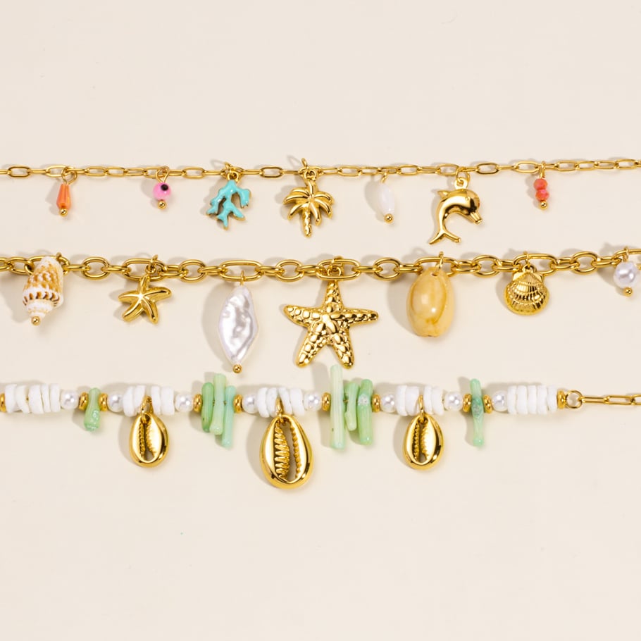 1 par de collares colgantes de acero inoxidable con forma de tortuga, serie romántica, para mujer. Imagen3