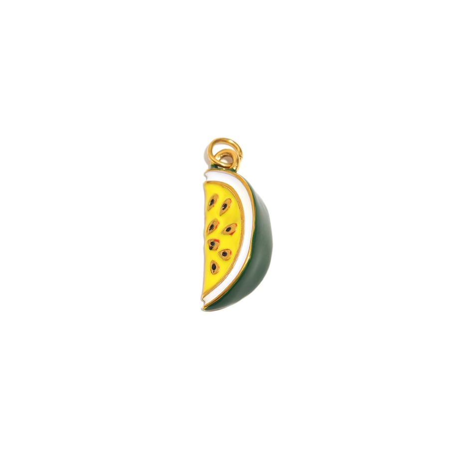 Pendentif mignon en acier inoxydable en forme de mini fruit à faire soi-même Image4