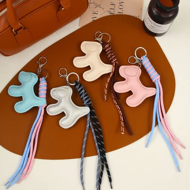 Modieuze en schattige dierenthema veelzijdige PU-hanger h5 Afbeelding2