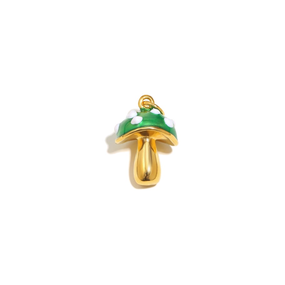 1 Pair Simple Series Cute Plant Stainless Steel Women's Pendants 