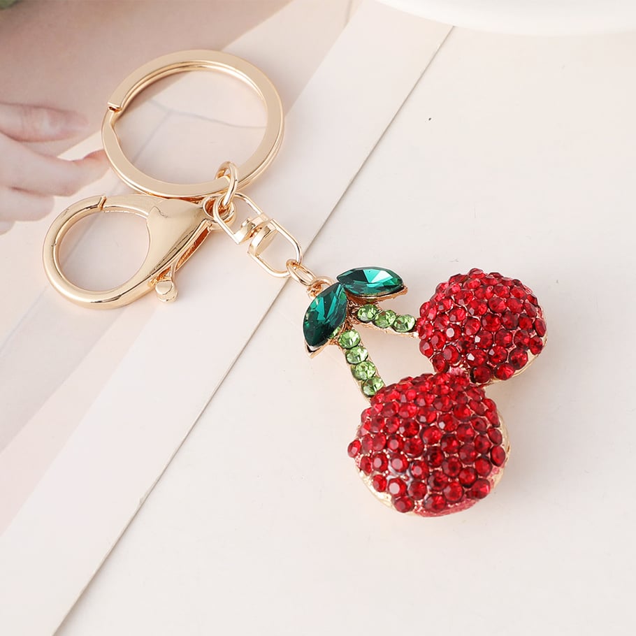 1 Piece Cherry Alloy Keychain Picture4