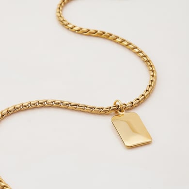 1 Stück süße Bären-Halsketten aus Edelstahl in Goldfarbe für Damen h5 Bild7